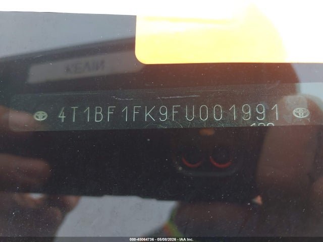 Продажа на аукционе авто 2015 Toyota Camry Se, vin: 4T1BF1FK9FU001991, номер лота: 45064736