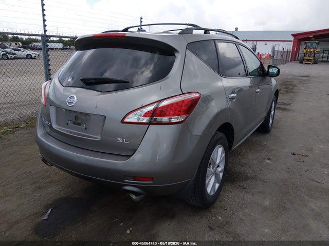 2012 Nissan Murano Sl მანქანა იყიდება აუქციონზე, vin: JN8AZ1MU1CW103639, აუქციონის ნომერი: 45064740