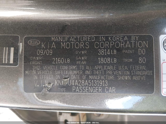 Продаж на аукціоні авто 2010 Kia Forte Ex, vin: KNAFU4A28A5131913, номер лоту: 45064750