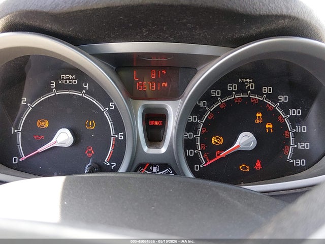 2012 Ford Fiesta Se მანქანა იყიდება აუქციონზე, vin: 3FADP4BJ1CM158817, აუქციონის ნომერი: 45064866