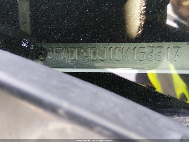 2012 Ford Fiesta Se მანქანა იყიდება აუქციონზე, vin: 3FADP4BJ1CM158817, აუქციონის ნომერი: 45064866