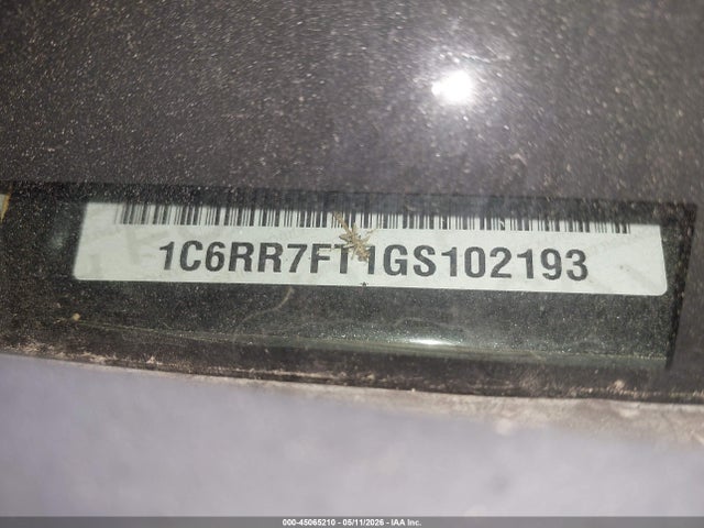 Aukcja sprzedaży 2016 Ram 1500 St, vin: 1C6RR7FT1GS102193, numer aukcji: 45065210