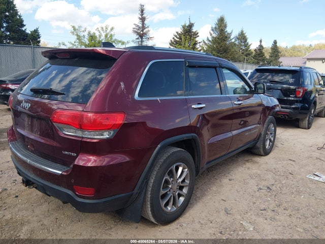 Продаж на аукціоні авто 2016 Jeep Grand Cherokee Limited, vin: 1C4RJFBG8GC471002, номер лоту: 45065264