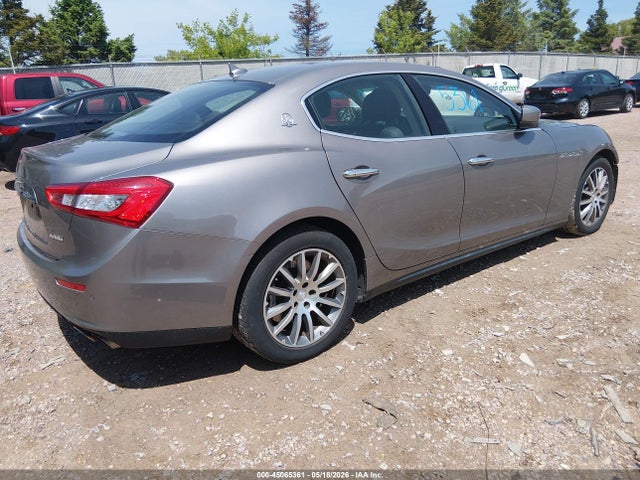 Продажа на аукционе авто 2014 Maserati Ghibli S Q4, vin: ZAM57RTA4E1103672, номер лота: 45065361