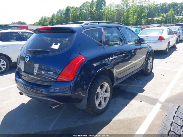 Продажа на аукционе авто 2005 Nissan Murano Sl, vin: JN8AZ08W95W441136, номер лота: 45065515