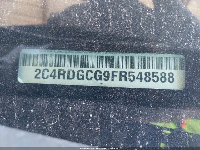 Продаж на аукціоні авто 2015 Dodge Grand Caravan Sxt, vin: 2C4RDGCG9FR548588, номер лоту: 45065603
