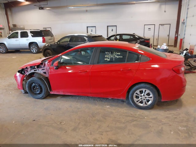 2019 Chevrolet Cruze Ls მანქანა იყიდება აუქციონზე, vin: 1G1BC5SM5K7119890, აუქციონის ნომერი: 45065636