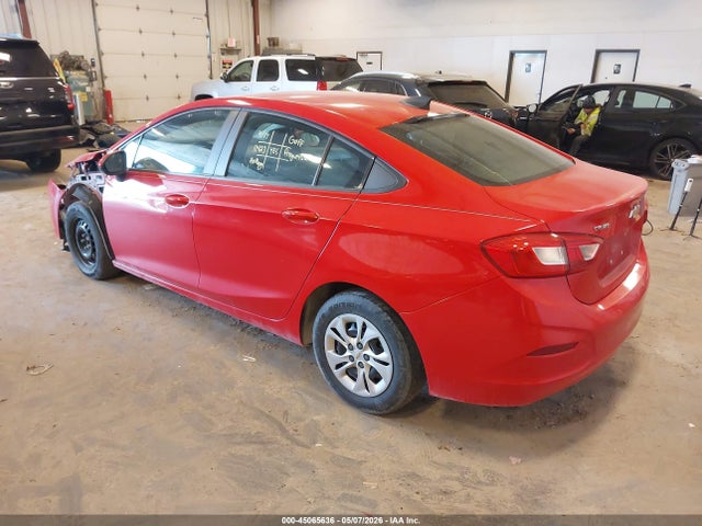 2019 Chevrolet Cruze Ls მანქანა იყიდება აუქციონზე, vin: 1G1BC5SM5K7119890, აუქციონის ნომერი: 45065636