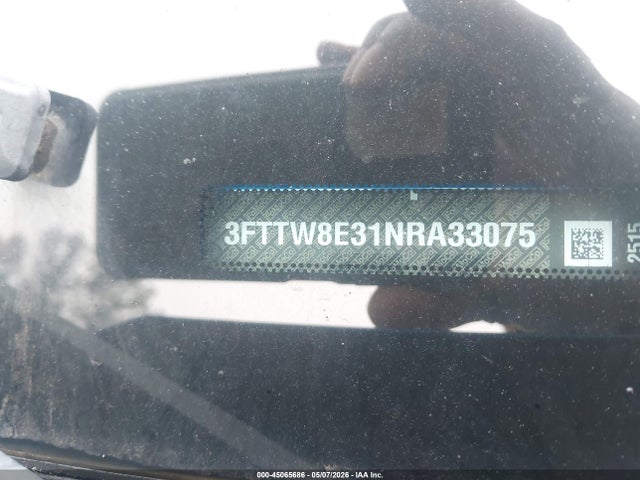 Aukcja sprzedaży 2022 Ford Maverick Xlt, vin: 3FTTW8E31NRA33075, numer aukcji: 45065686