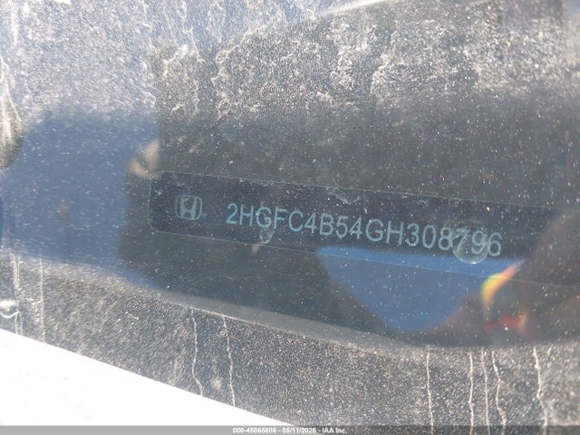 Aukcja sprzedaży 2016 Honda Civic Lx, vin: 2HGFC4B54GH308796, numer aukcji: 45065806
