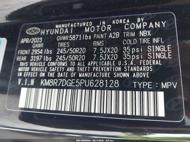 Hyundai Palisade Calligraphy 2023 KM8R7DGE5PU628128 Image 9