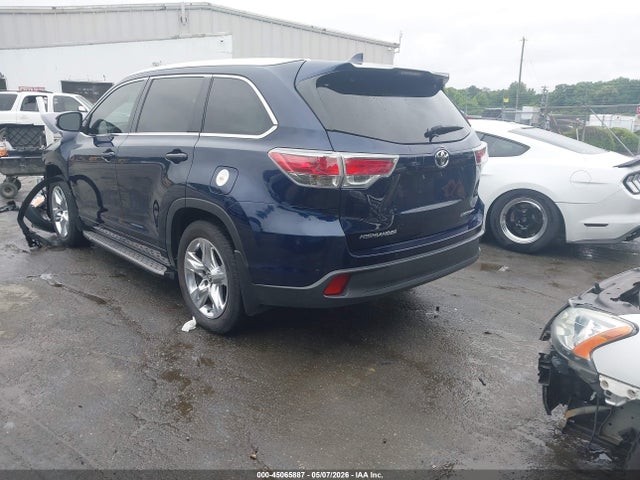 Продажа на аукционе авто 2016 Toyota Highlander Limited Platinum V6, vin: 5TDDKRFH2GS251378, номер лота: 45065887