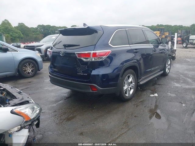 Продажа на аукционе авто 2016 Toyota Highlander Limited Platinum V6, vin: 5TDDKRFH2GS251378, номер лота: 45065887