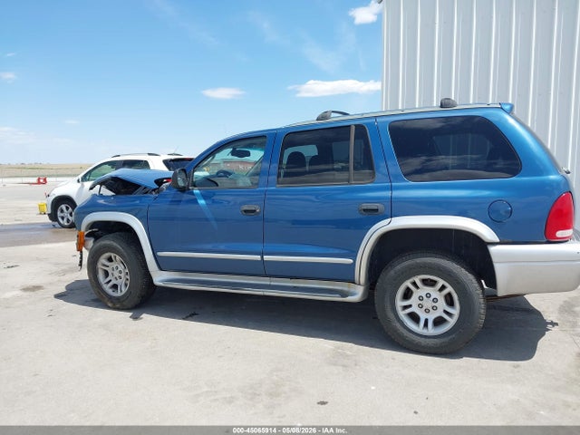 45065914 :رقم المزاد ، 1B4HS58N02F153968 vin ، 2002 Dodge Durango Slt Plus مزاد بيع