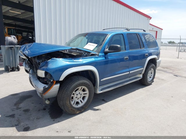 45065914 :رقم المزاد ، 1B4HS58N02F153968 vin ، 2002 Dodge Durango Slt Plus مزاد بيع