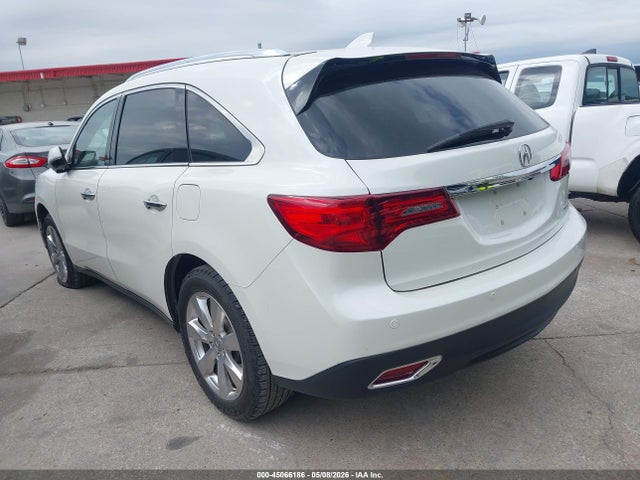 Auction sale of the 2016 Acura Mdx Advance   Entertainment Packages/advance Package, vin: 5FRYD4H92GB054850, lot number: 45066186