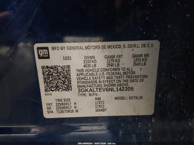 GMC Terrain Awd Sle 2022 3GKALTEV6NL142305 Image 9