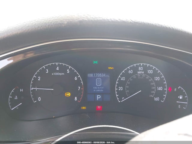 2013 Hyundai Genesis 3.8 მანქანა იყიდება აუქციონზე, vin: KMHGC4DD0DU235325, აუქციონის ნომერი: 45066363