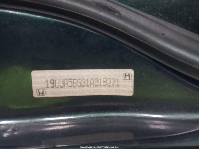 45066426 :رقم المزاد ، 19UUA56631A018271 vin ، 2001 Acura Tl 3.2 (a5) مزاد بيع