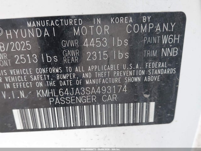 Hyundai SONATA SEL 2025 KMHL64JA3SA493174 Image 9