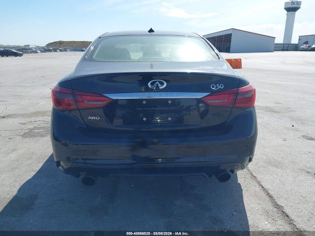Продажа на аукционе авто 2018 Infiniti Q50 3.0t Luxe, vin: JN1EV7AR5JM436093, номер лота: 45066528
