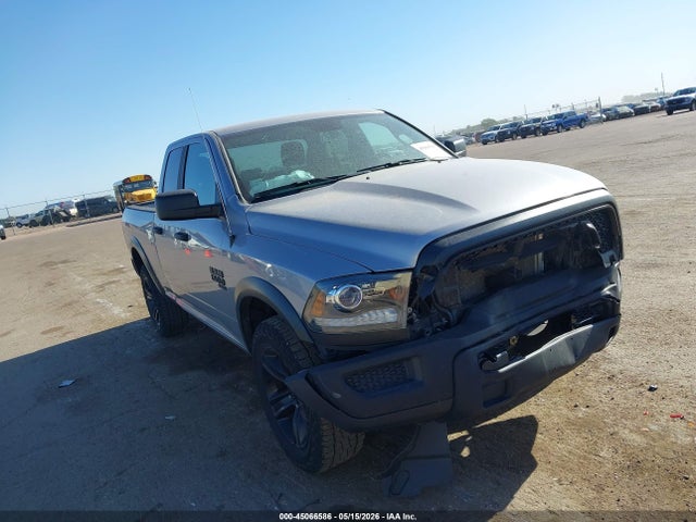 45066586 :رقم المزاد ، 1C6RR7GGXNS225229 vin ، 2022 Ram 1500 Classic Warlock  4x4 6'4 Box مزاد بيع