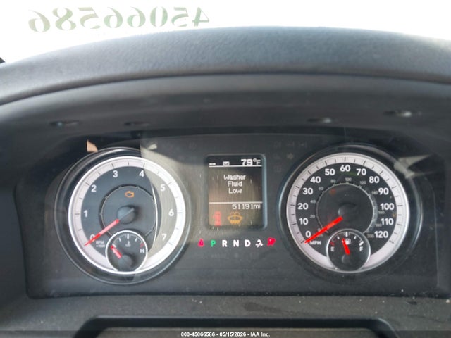 45066586 :رقم المزاد ، 1C6RR7GGXNS225229 vin ، 2022 Ram 1500 Classic Warlock  4x4 6'4 Box مزاد بيع
