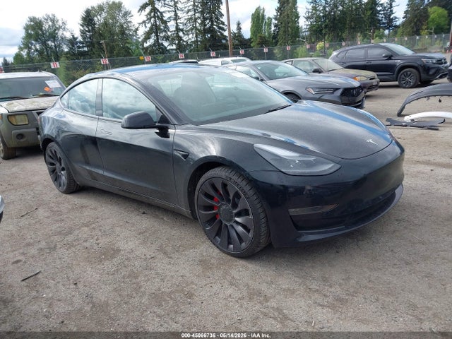 2021 Tesla Model 3 Performance Dual Motor All-wheel Drive მანქანა იყიდება აუქციონზე, vin: 5YJ3E1EC5MF050813, აუქციონის ნომერი: 45066736