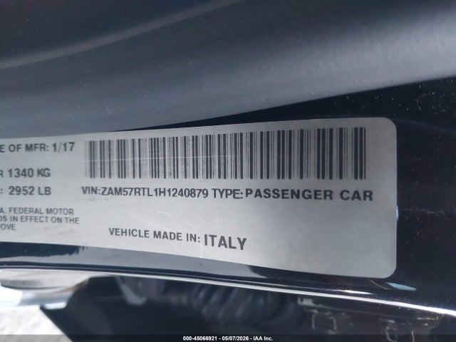 ZAM57RTL1H1240879 Maserati Ghibli S Q4