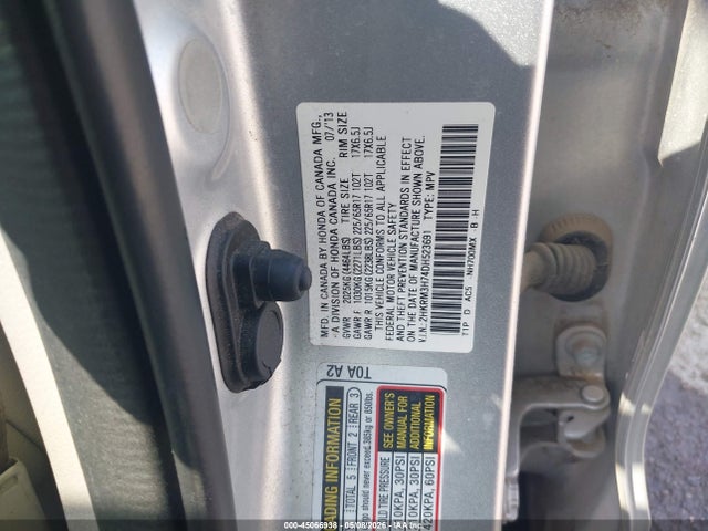 Продажа на аукционе авто 2013 Honda Cr-v Ex-l, vin: 2HKRM3H74DH523691, номер лота: 45066938