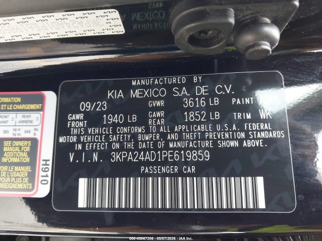 KIA RIO LX 2023 3KPA24AD1PE619859 Image 9