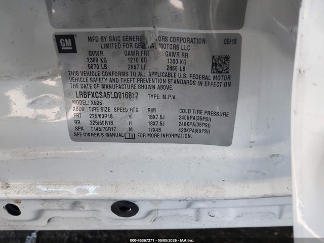 Продаж на аукціоні авто 2020 Buick Envision Fwd Essence, vin: LRBFXCSA5LD016817, номер лоту: 45067271