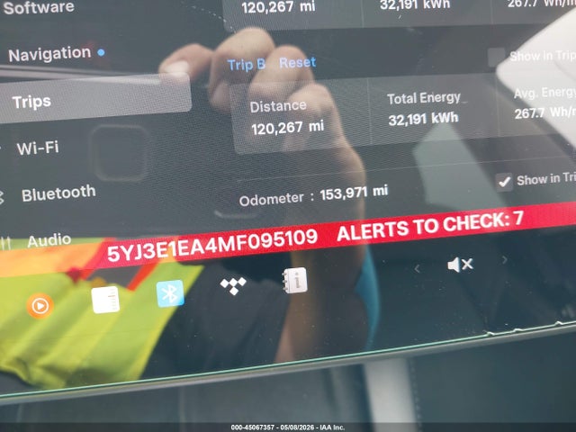 Auction sale of the 2021 Tesla Model 3 Standard Range Plus Rear-wheel Drive, vin: 5YJ3E1EA4MF095109, lot number: 45067357