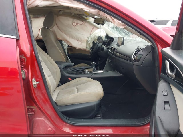 45067360 :رقم المزاد ، 3MZBM1W7XGM268209 vin ، 2016 Mazda Mazda3 I Touring مزاد بيع