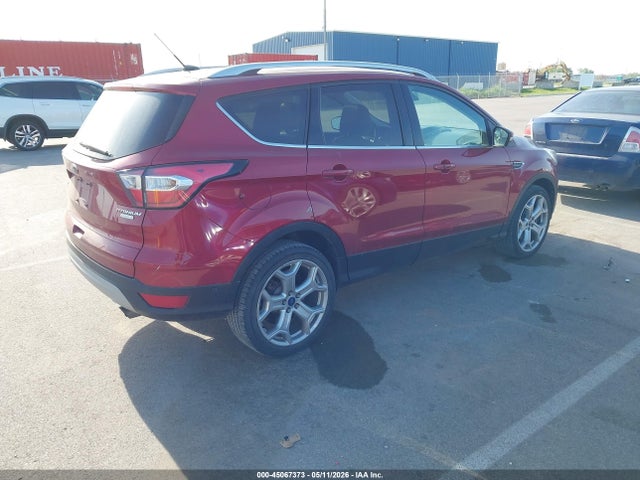 2017 Ford Escape Titanium მანქანა იყიდება აუქციონზე, vin: 1FMCU0J96HUC65827, აუქციონის ნომერი: 45067373