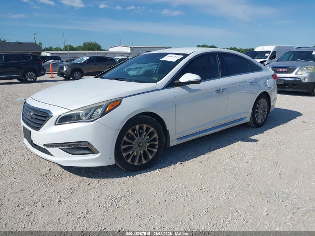 2015 Hyundai Sonata Limited მანქანა იყიდება აუქციონზე, vin: 5NPE34AF5FH239806, აუქციონის ნომერი: 45067519