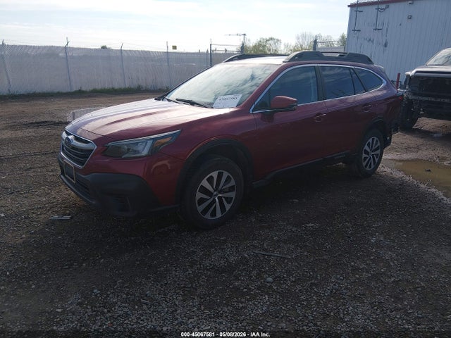45067581 :رقم المزاد ، 4S4BTACC6M3204748 vin ، 2021 Subaru Outback Premium مزاد بيع