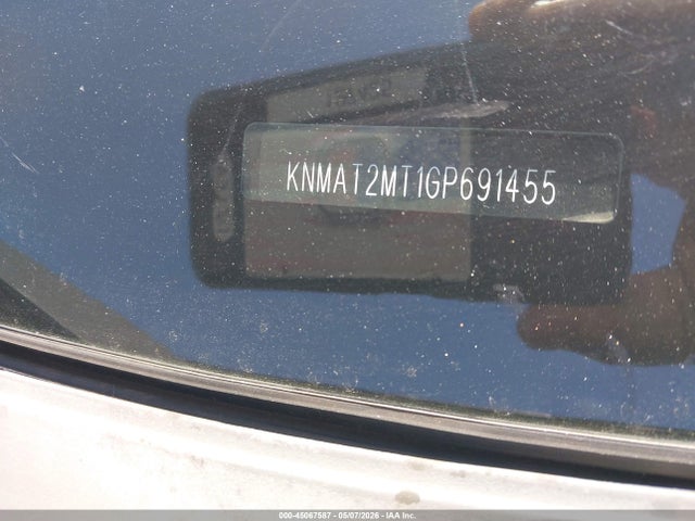 2016 Nissan Rogue S მანქანა იყიდება აუქციონზე, vin: KNMAT2MT1GP691455, აუქციონის ნომერი: 45067587