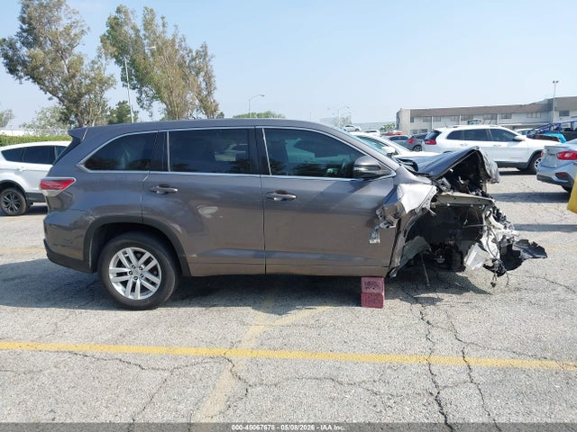 Toyota Highlander Le 2014 5TDZARFH5ES009027 Image 12