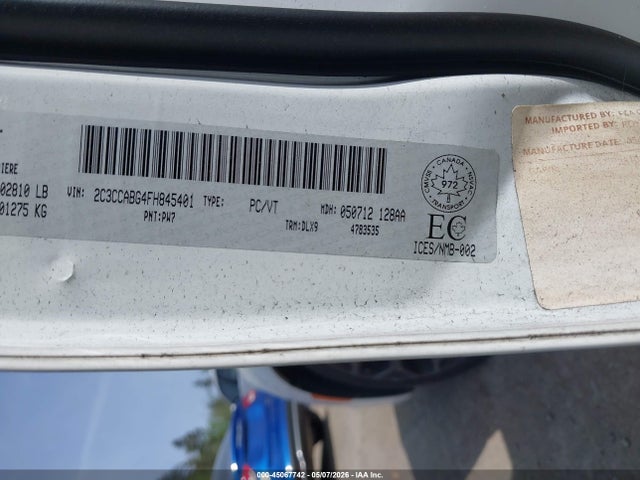 2015 Chrysler 300 S მანქანა იყიდება აუქციონზე, vin: 2C3CCABG4FH845401, აუქციონის ნომერი: 45067742