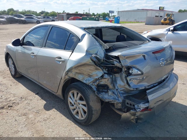 2012 Mazda Mazda3 I Touring მანქანა იყიდება აუქციონზე, vin: JM1BL1VF4C1500535, აუქციონის ნომერი: 45067770