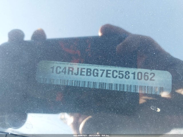 Продажа на аукционе авто 2014 Jeep Grand Cherokee Limited, vin: 1C4RJEBG7EC581062, номер лота: 45067831