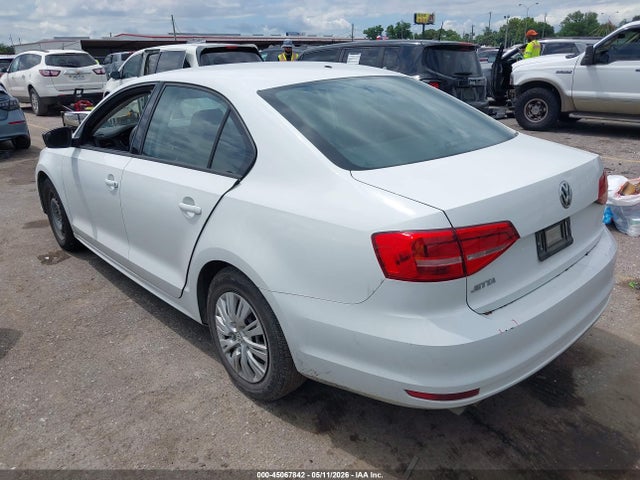 45067842 :رقم المزاد ، 3VW2K7AJ4FM400178 vin ، 2015 Volkswagen Jetta 2.0l S مزاد بيع