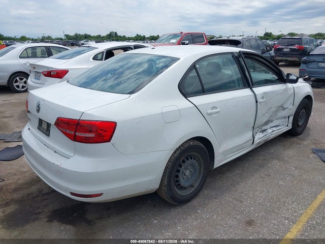 45067842 :رقم المزاد ، 3VW2K7AJ4FM400178 vin ، 2015 Volkswagen Jetta 2.0l S مزاد بيع