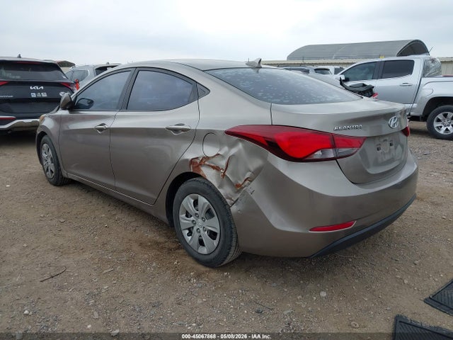 Продаж на аукціоні авто 2016 Hyundai Elantra Se, vin: 5NPDH4AE5GH664299, номер лоту: 45067868