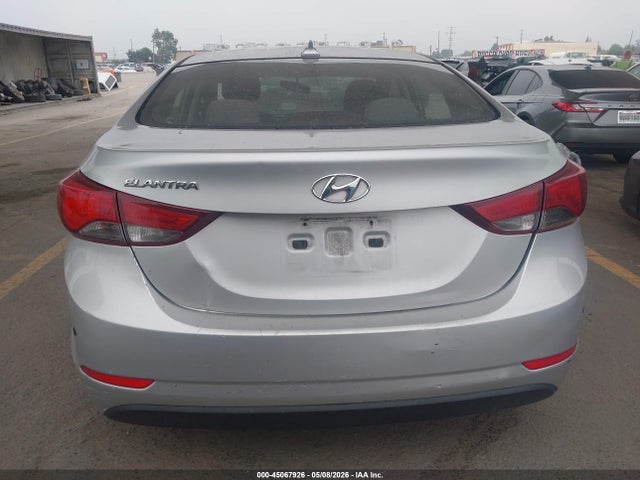 5NPDH4AE6GH706284 Hyundai ELANTRA SE