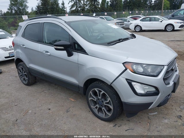 45067963 :رقم المزاد ، MAJ6S3JL9KC293306 vin ، 2019 Ford Ecosport Ses مزاد بيع