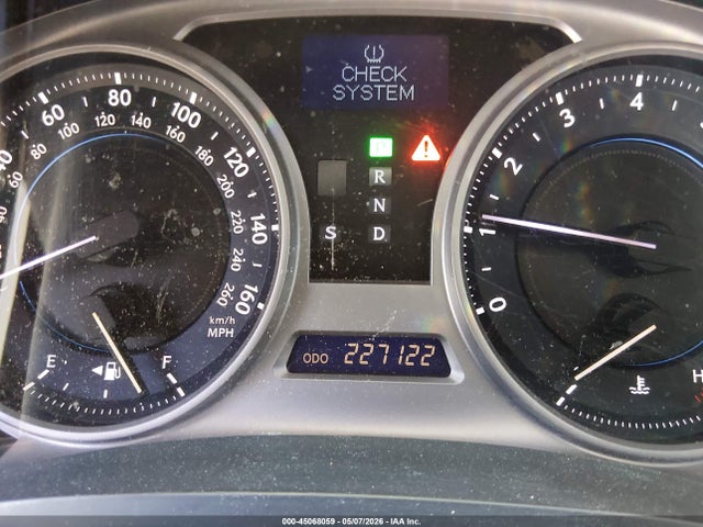 2007 Lexus Is 250 მანქანა იყიდება აუქციონზე, vin: JTHBK262275050174, აუქციონის ნომერი: 45068059