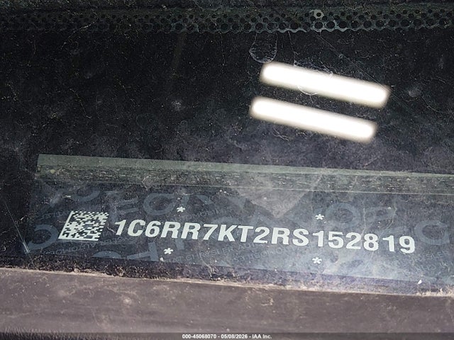 Aukcja sprzedaży 2024 Ram 1500 Classic, vin: 1C6RR7KT2RS152819, numer aukcji: 45068070