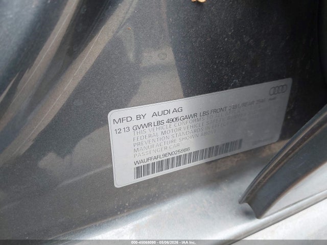 Aukcja sprzedaży 2014 Audi A4 2.0t Premium, vin: WAUFFAFL9EN025986, numer aukcji: 45068090